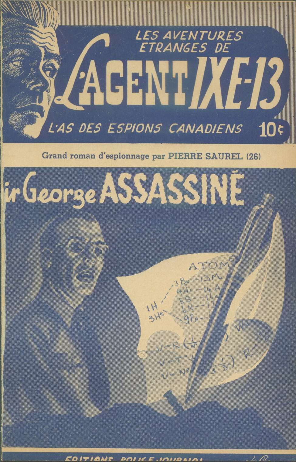 Comic Book Cover For L'Agent IXE-13 v2 26 - Sir George assassiné