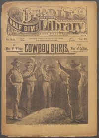 Large Thumbnail For Beadle's Half Dime Library 1032 - Cowboy Chris, the Man of Caliber