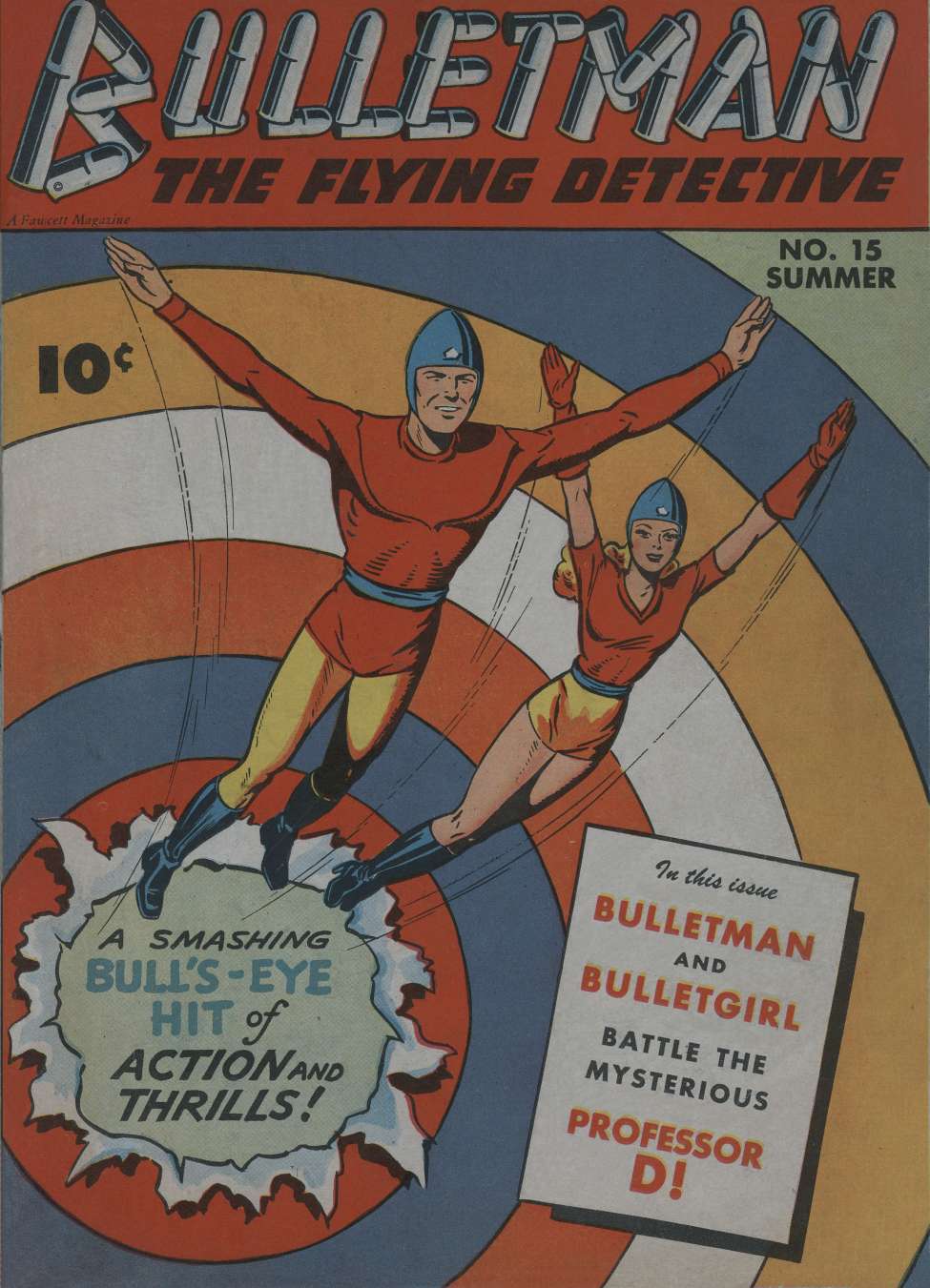 Comic Book Cover For Bulletman 15 - Version 2