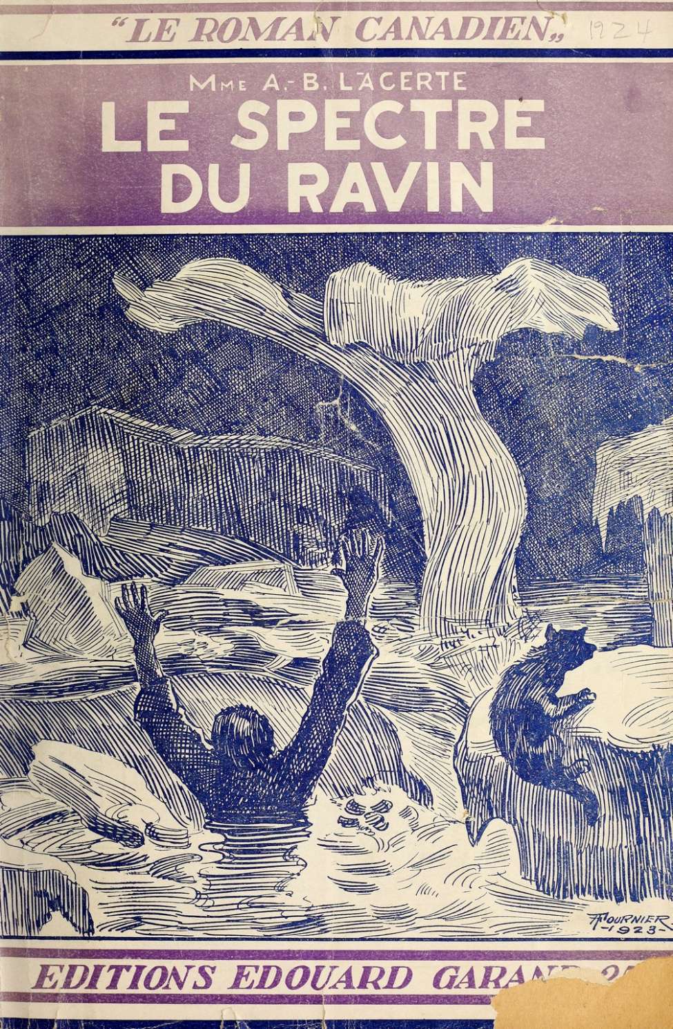 Book Cover For Le Roman Canadien 8 - Le spectre du ravin
