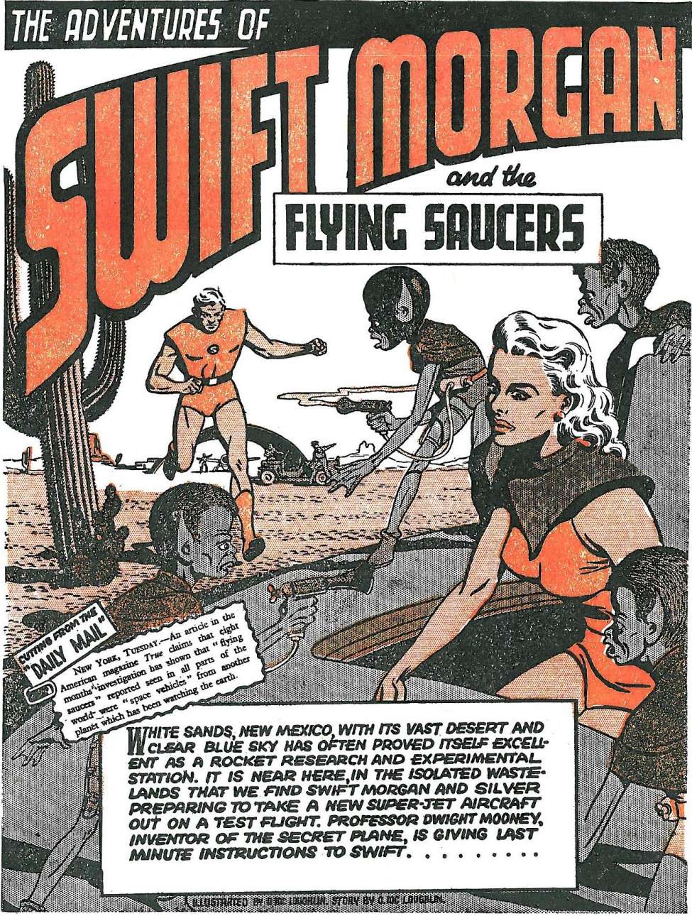 Book Cover For Swift Morgan 30 (and the Flying Saucers)