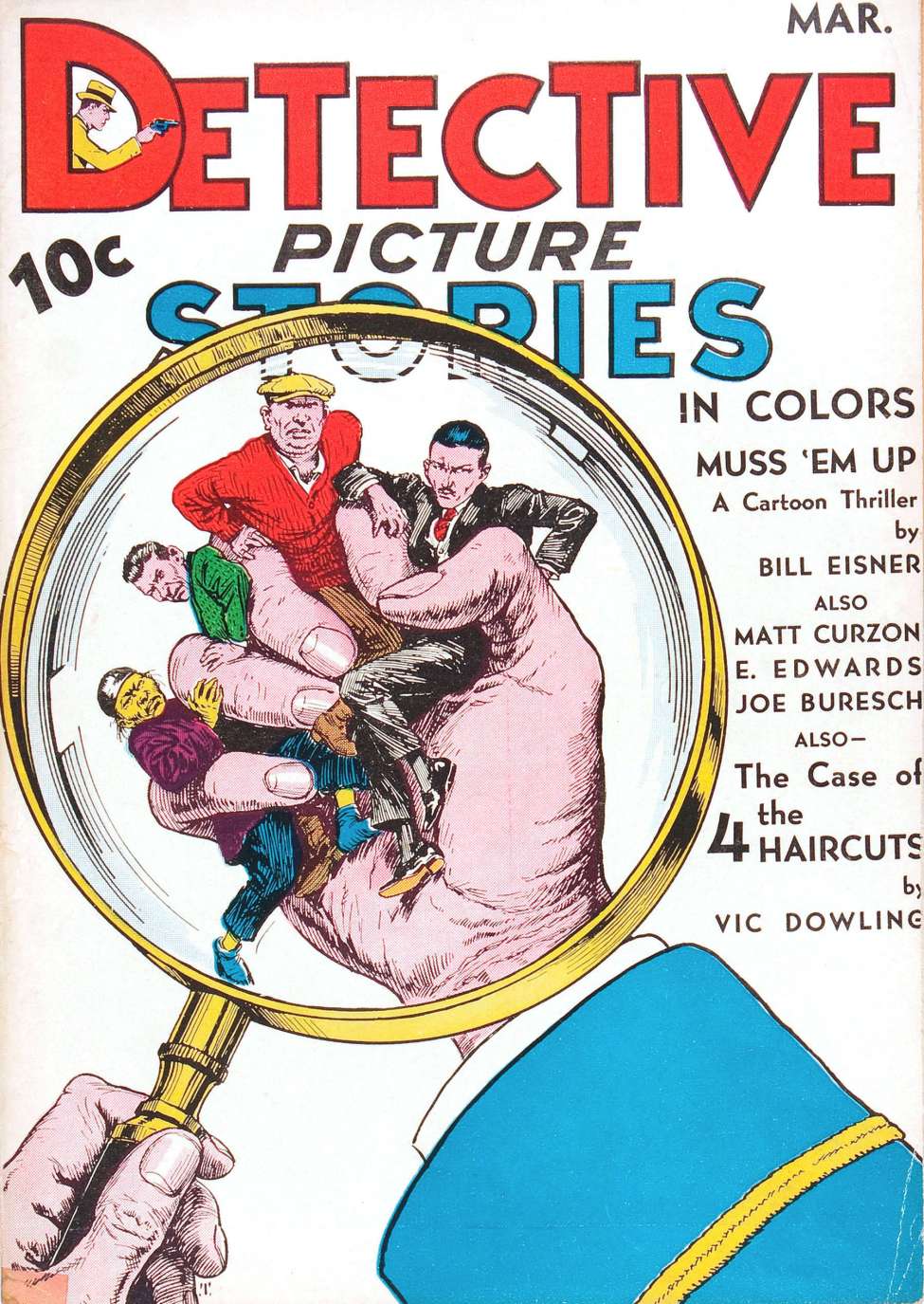 Comic Book Cover For Detective Picture Stories 4
