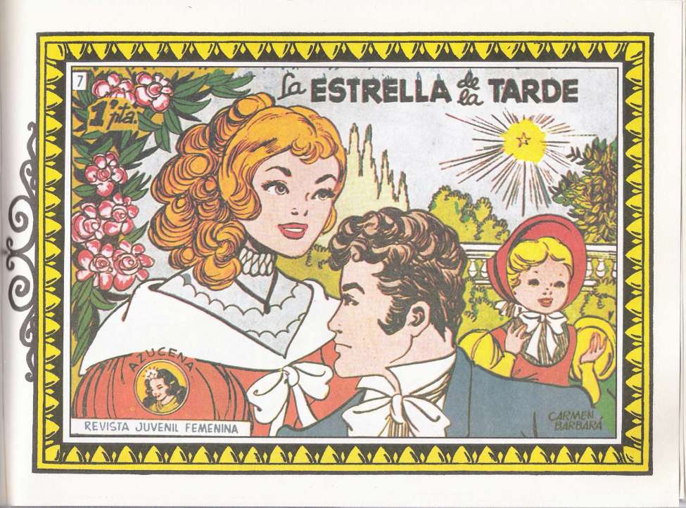 Comic Book Cover For Revista Juvenil Feminina 7 - La Estrella De La Tarde