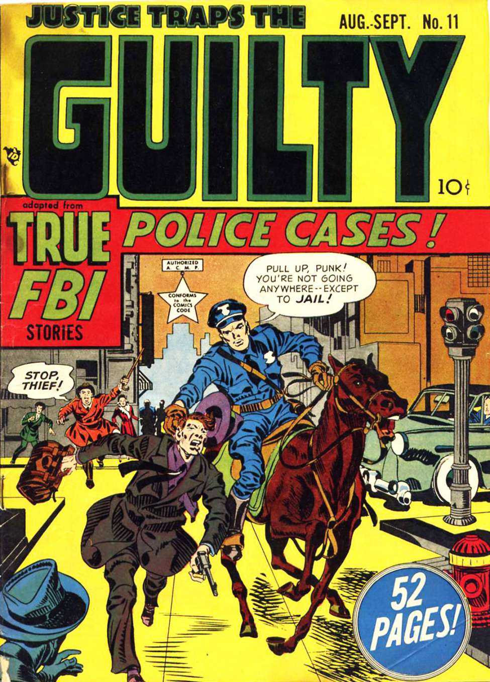 Comic Book Cover For Justice Traps the Guilty 11