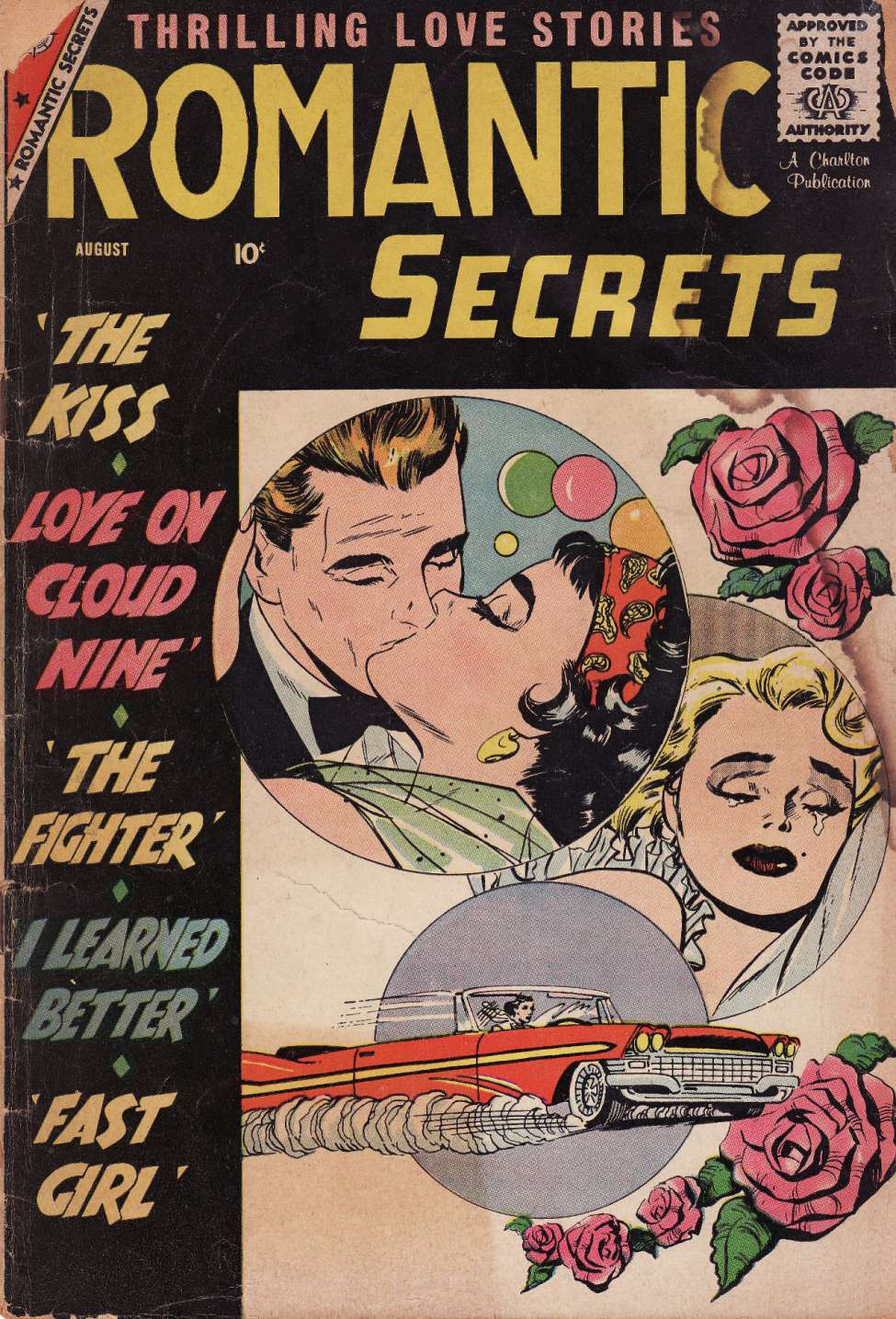 Comic Book Cover For Romantic Secrets 22