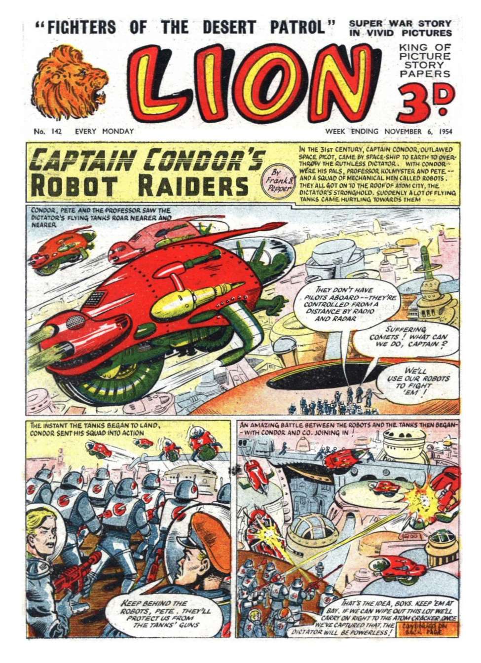 Comic Book Cover For Lion 142