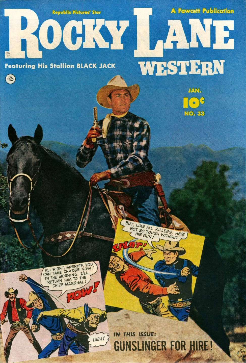 Book Cover For Rocky Lane Western 33 - Version 2