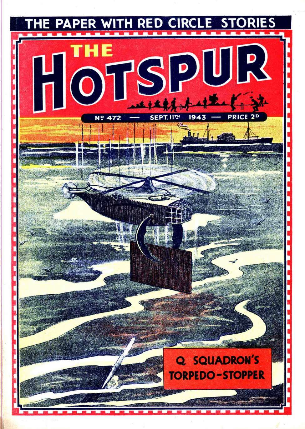 Comic Book Cover For The Hotspur 472