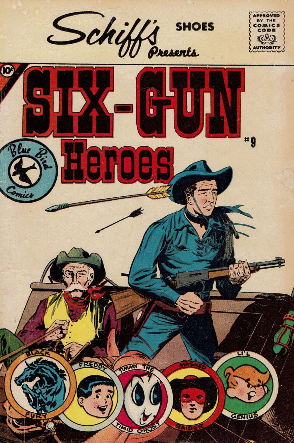 Book Cover For Six-Gun Heroes 9 (Blue Bird)