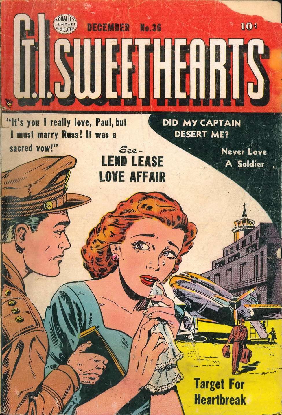 Comic Book Cover For G.I. Sweethearts 36