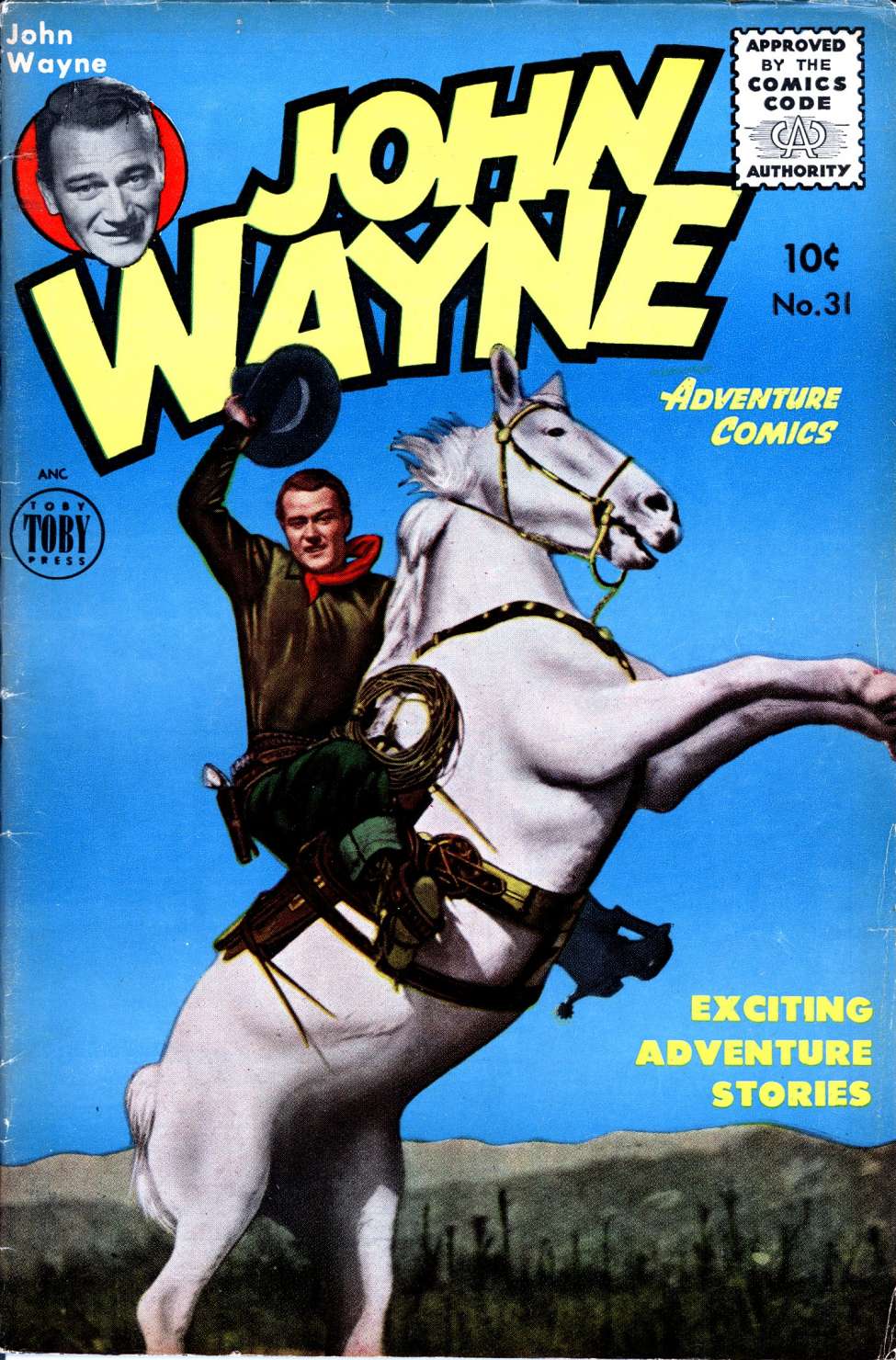 Book Cover For John Wayne Adventure Comics 31