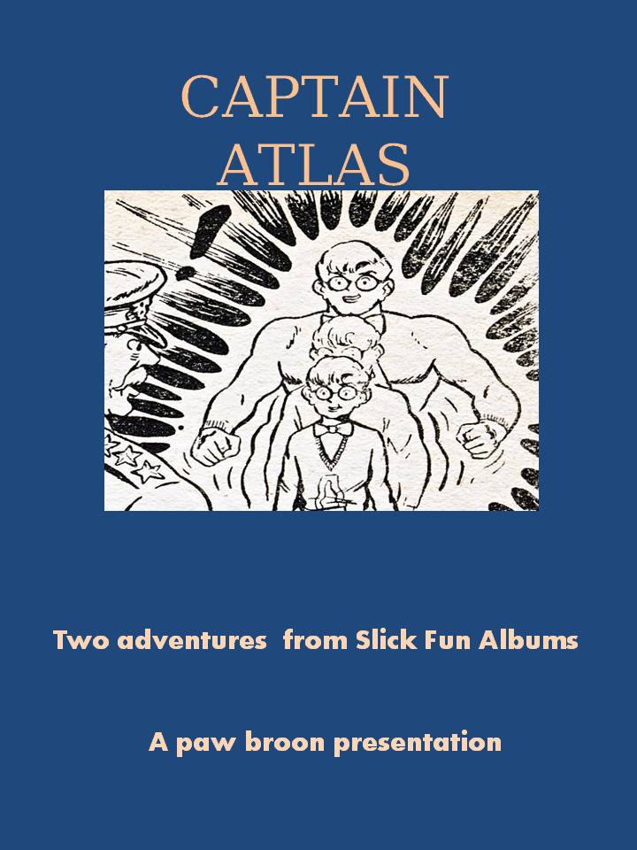 Comic Book Cover For Captain Atlas - A Compilation of 2 Stories