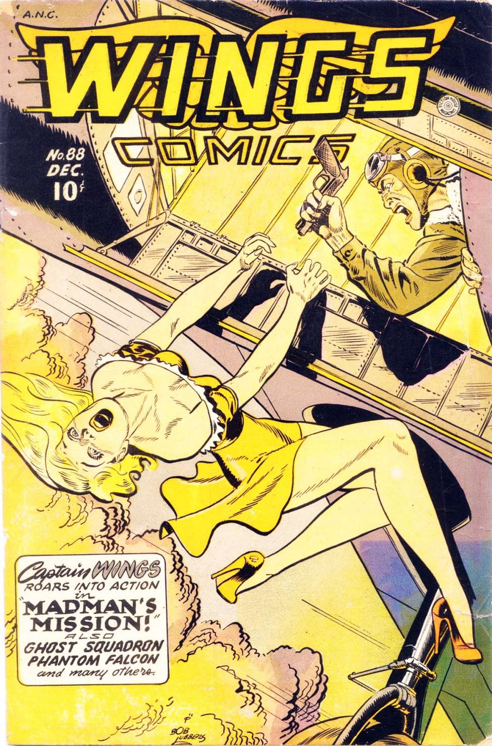 Comic Book Cover For Wings Comics 88