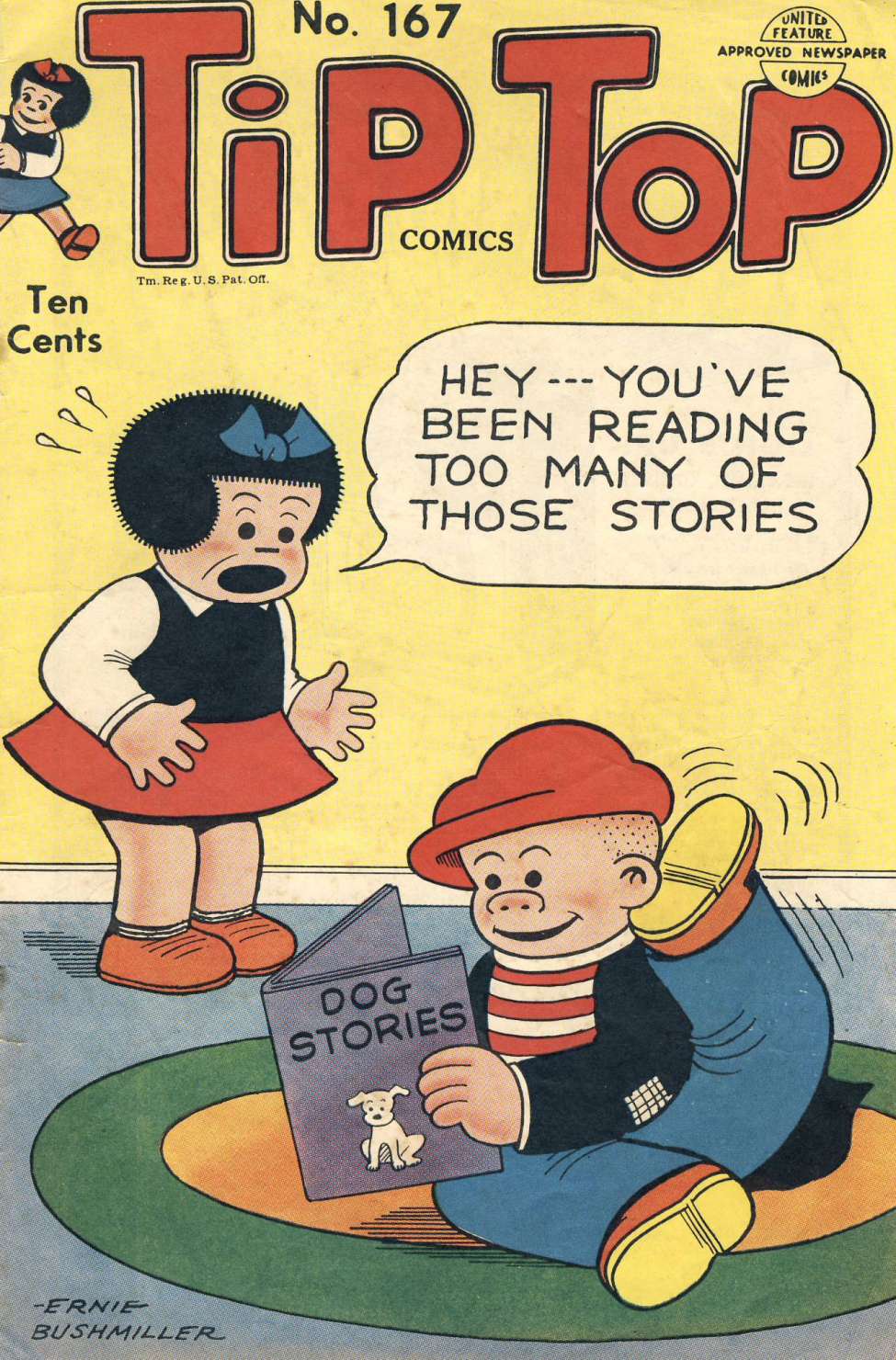 Comic Book Cover For Tip Top Comics 167
