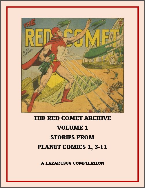 Book Cover For The Red Comet Archive Volume 1 (Fiction House)