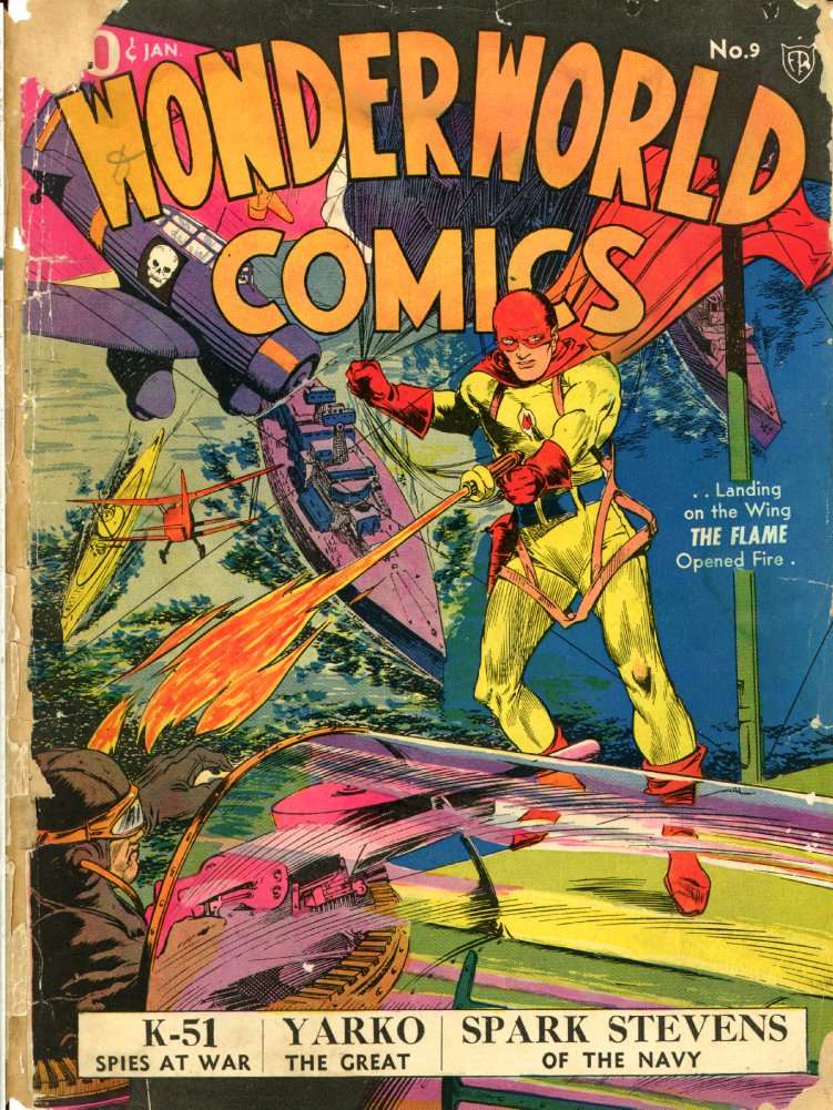 Comic Book Cover For Wonderworld Comics 9 - Version 1