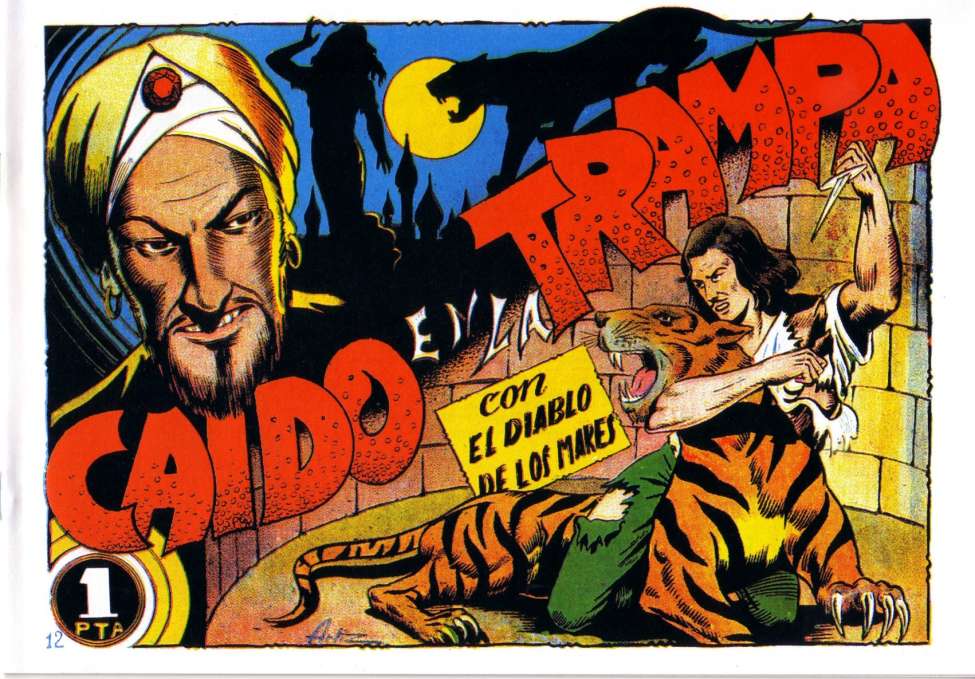 Comic Book Cover For El Diablo de los Mares 12 - Caido en la Trampa