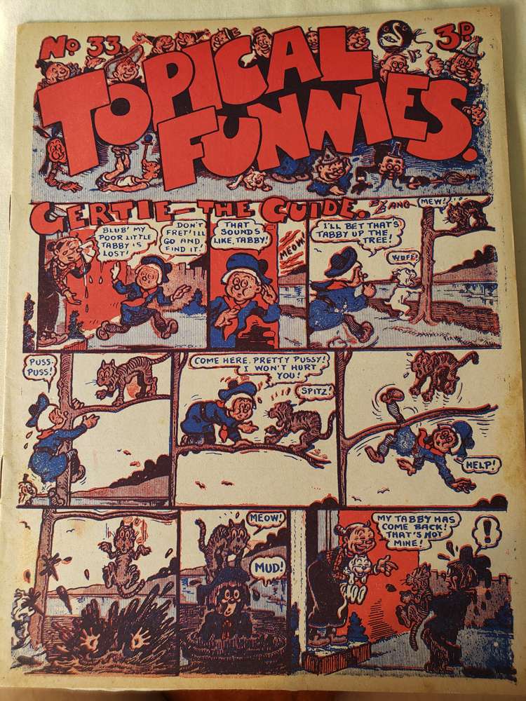 Book Cover For Topical Funnies 33