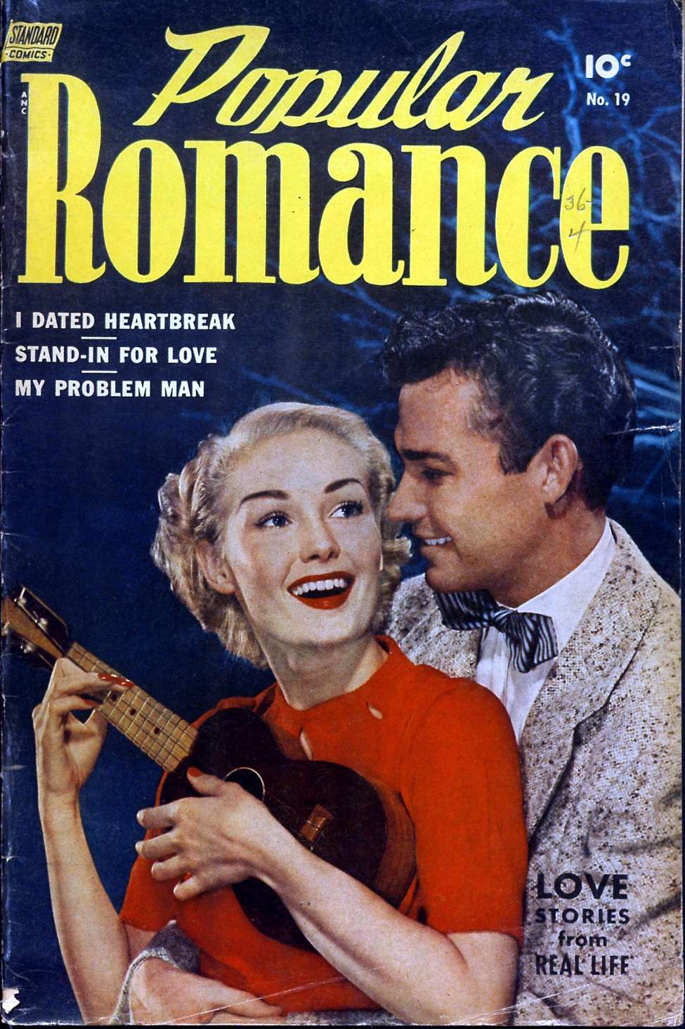 Comic Book Cover For Popular Romance 19