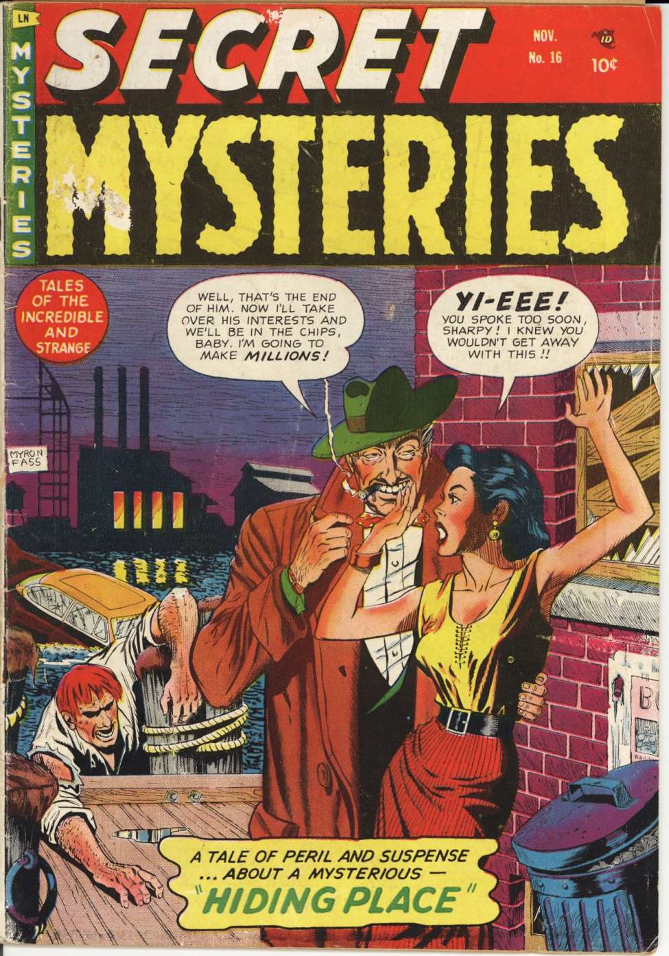 Comic Book Cover For Secret Mysteries 16