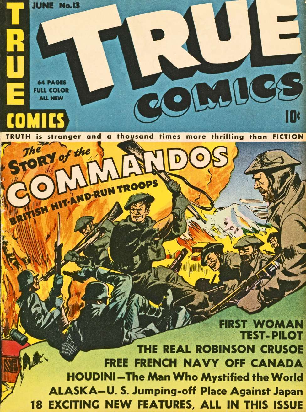 Book Cover For True Comics 13 - Version 2