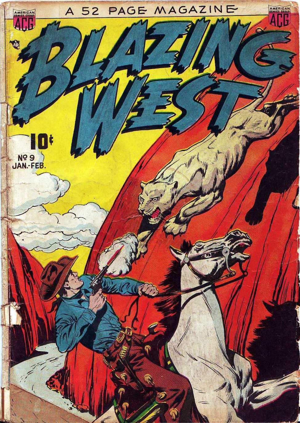 Comic Book Cover For Blazing West 9
