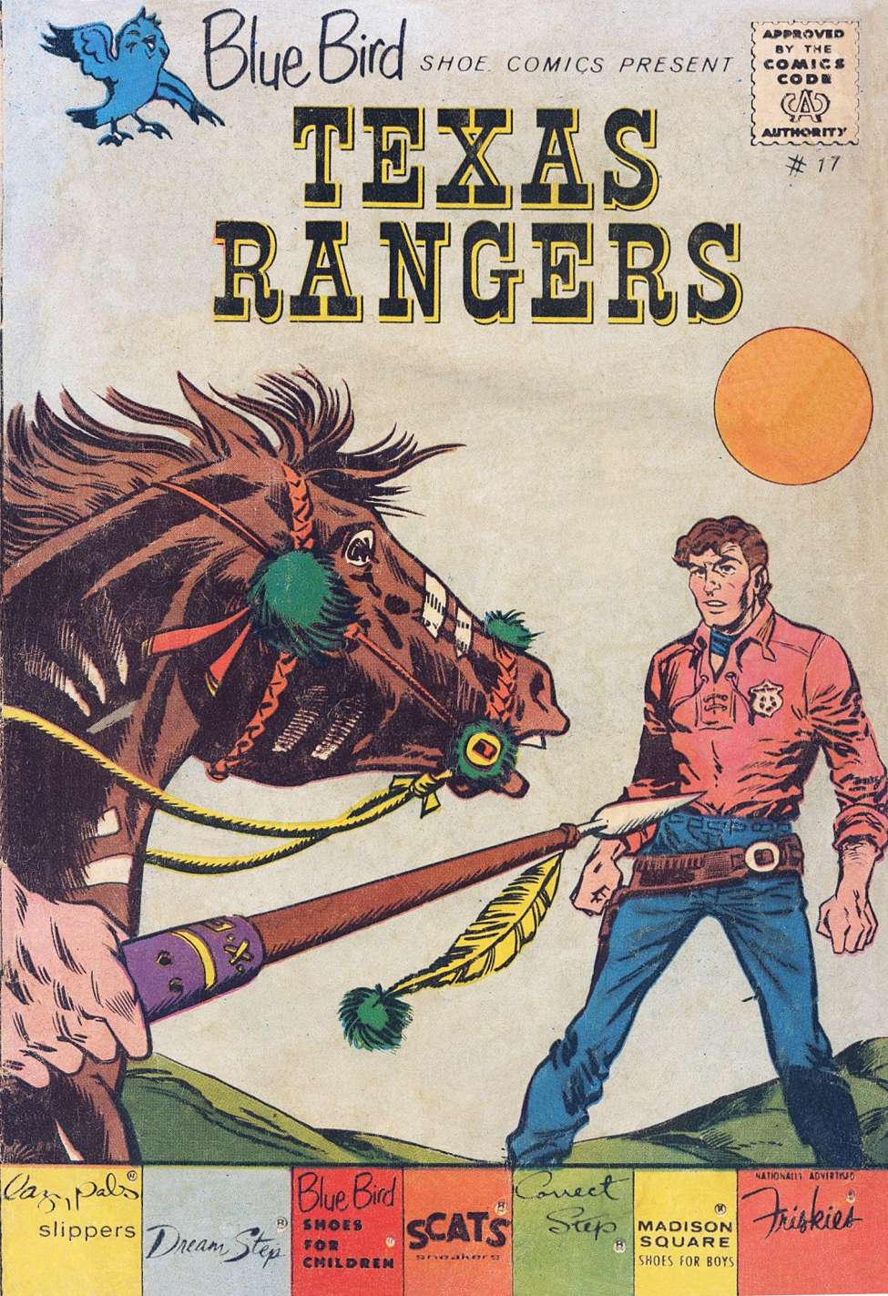 Comic Book Cover For Texas Rangers in Action #17