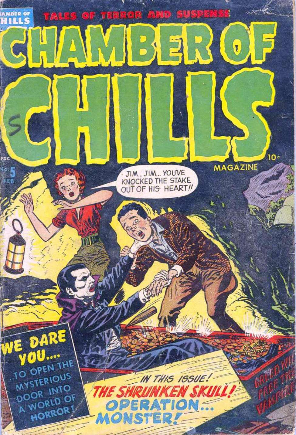 Comic Book Cover For Chamber of Chills 5