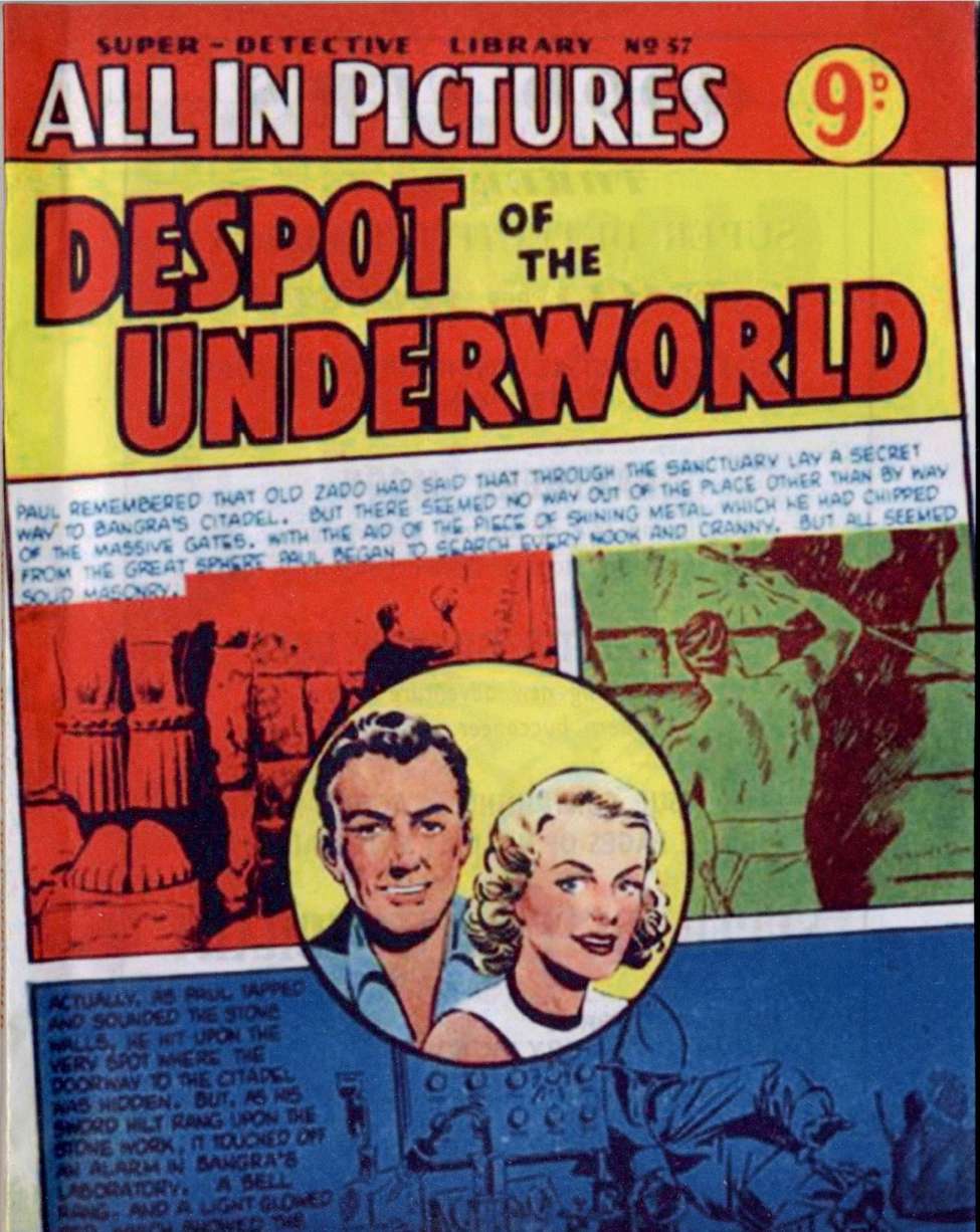 Comic Book Cover For Super Detective Library 57 - Despot of the Underworld