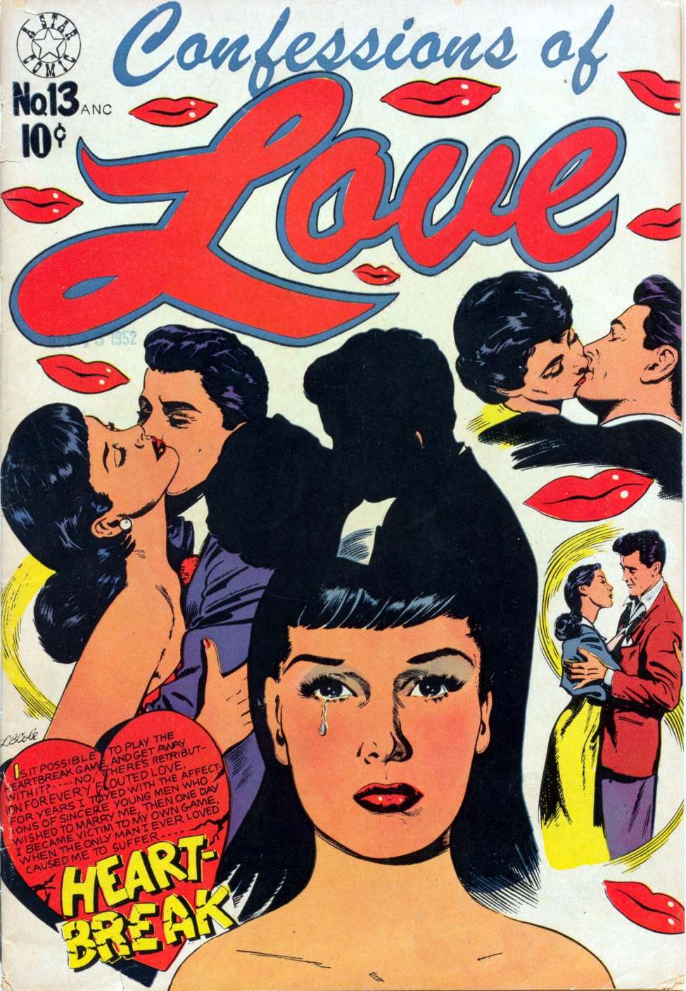 Comic Book Cover For Confessions of Love 13