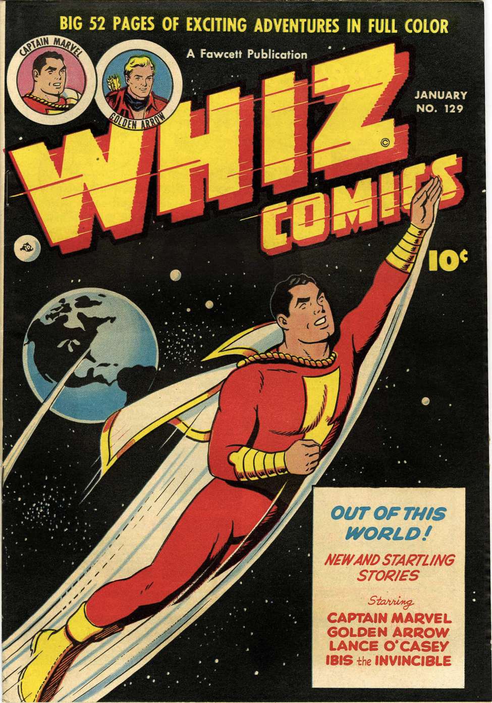 Book Cover For Whiz Comics 129