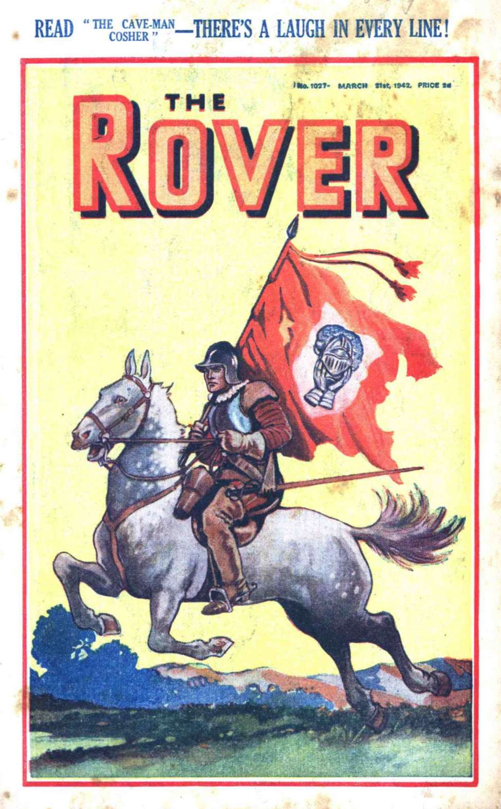 Comic Book Cover For The Rover 1027
