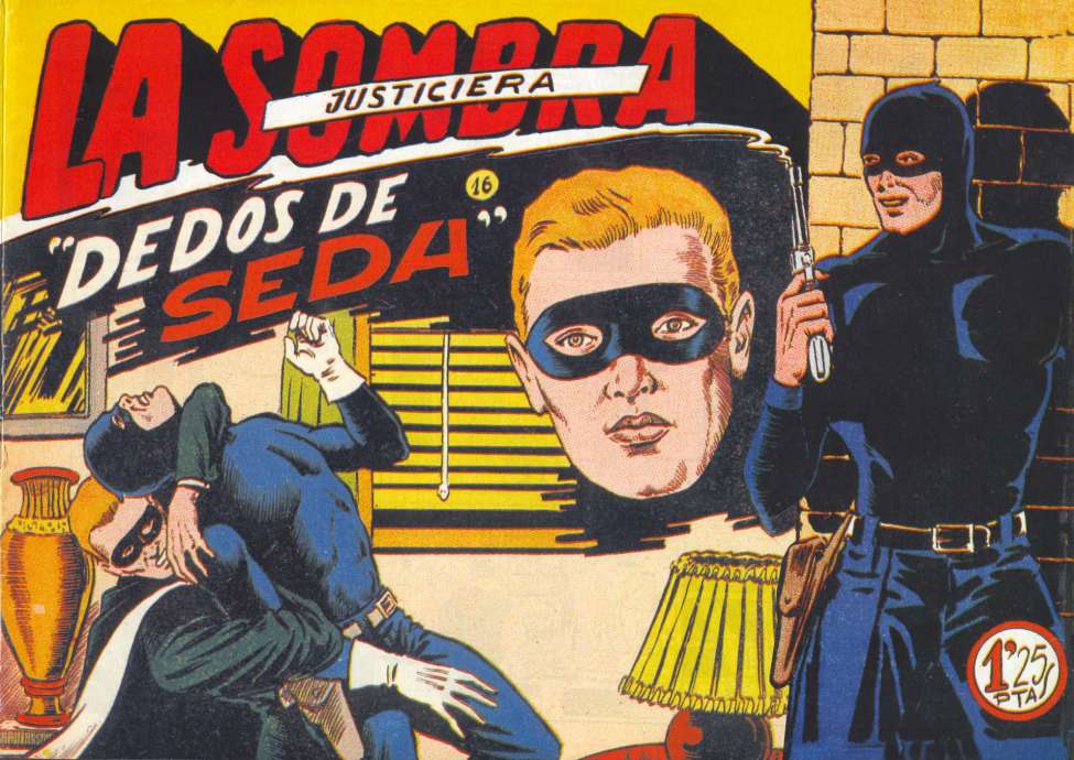 Book Cover For La Sombra Justiciera 16 - "Dedos De Sedas"