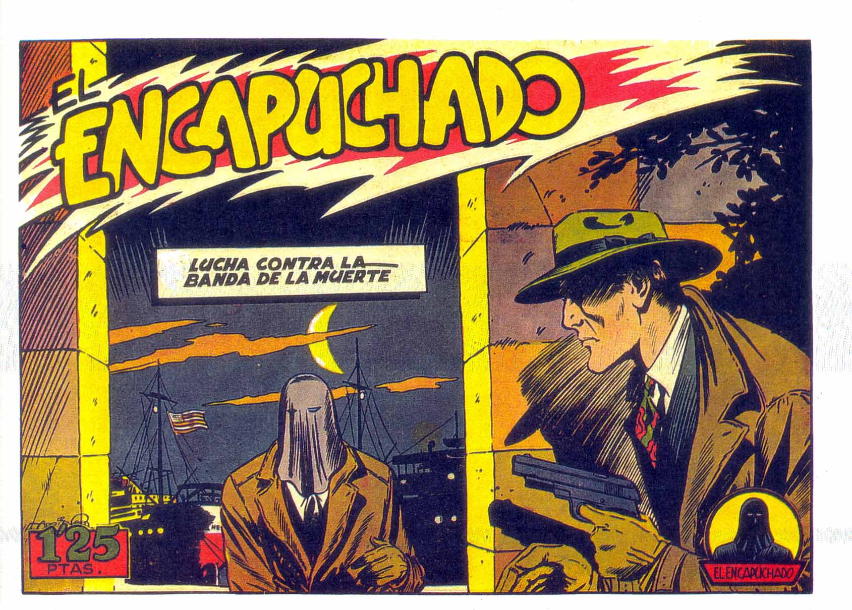 Comic Book Cover For El Encapuchado 10 - Lucha Contra La Banda De La Muerte