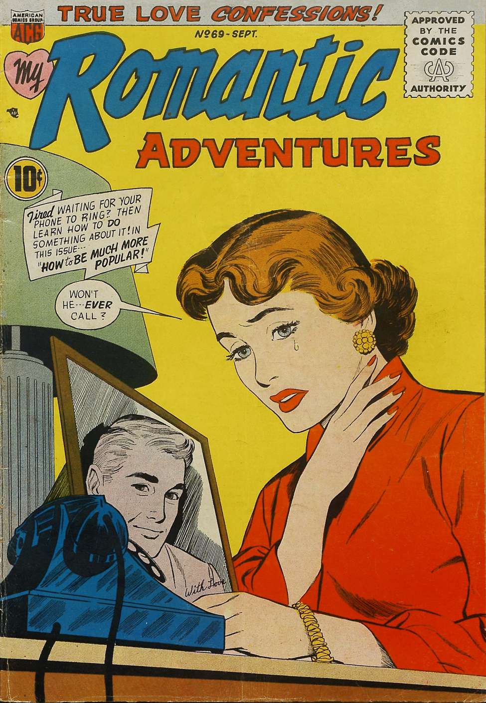 Comic Book Cover For My Romantic Adventures 69