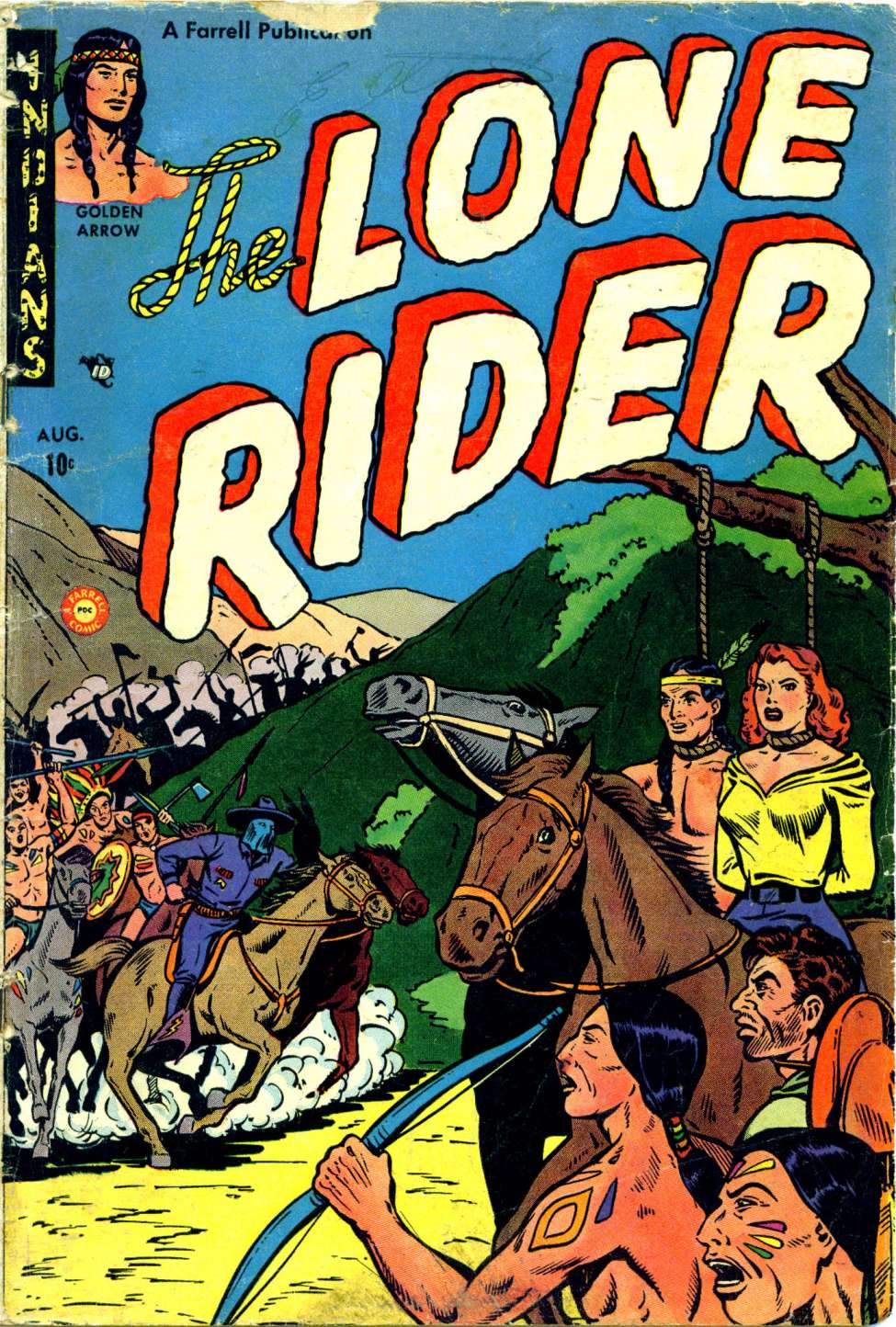 Comic Book Cover For The Lone Rider 3