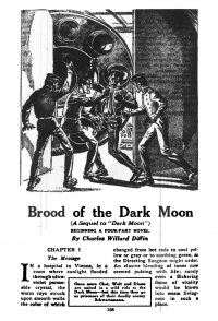 Large Thumbnail For Astounding Serial - Brood of the Dark Moon - C W Diffin