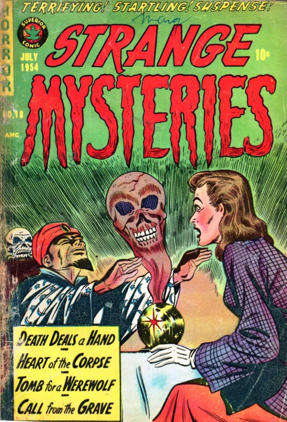 Book Cover For Strange Mysteries 18