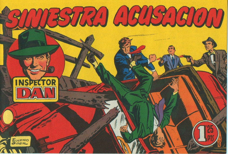 Book Cover For Inspector Dan 31 - Siniestra Acusación