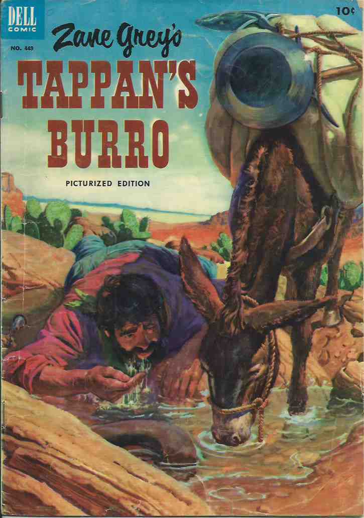 Comic Book Cover For 0449 - Zane Grey's Tappan's Burro