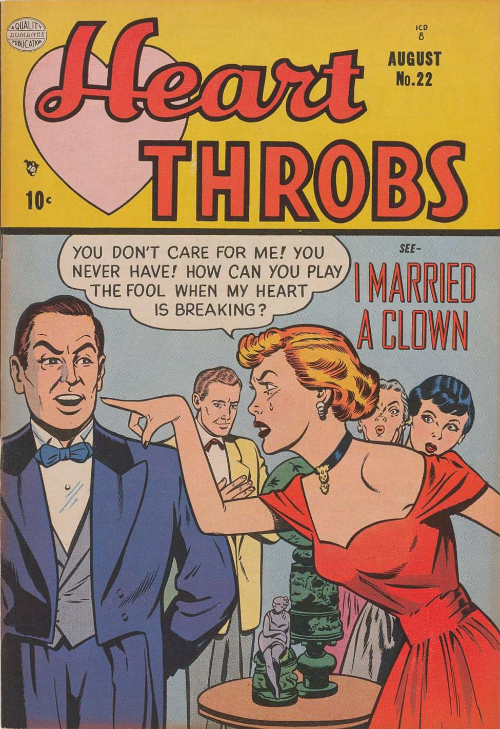Comic Book Cover For Heart Throbs 22