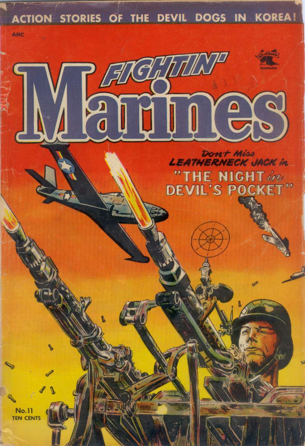Comic Book Cover For Fightin' Marines 11