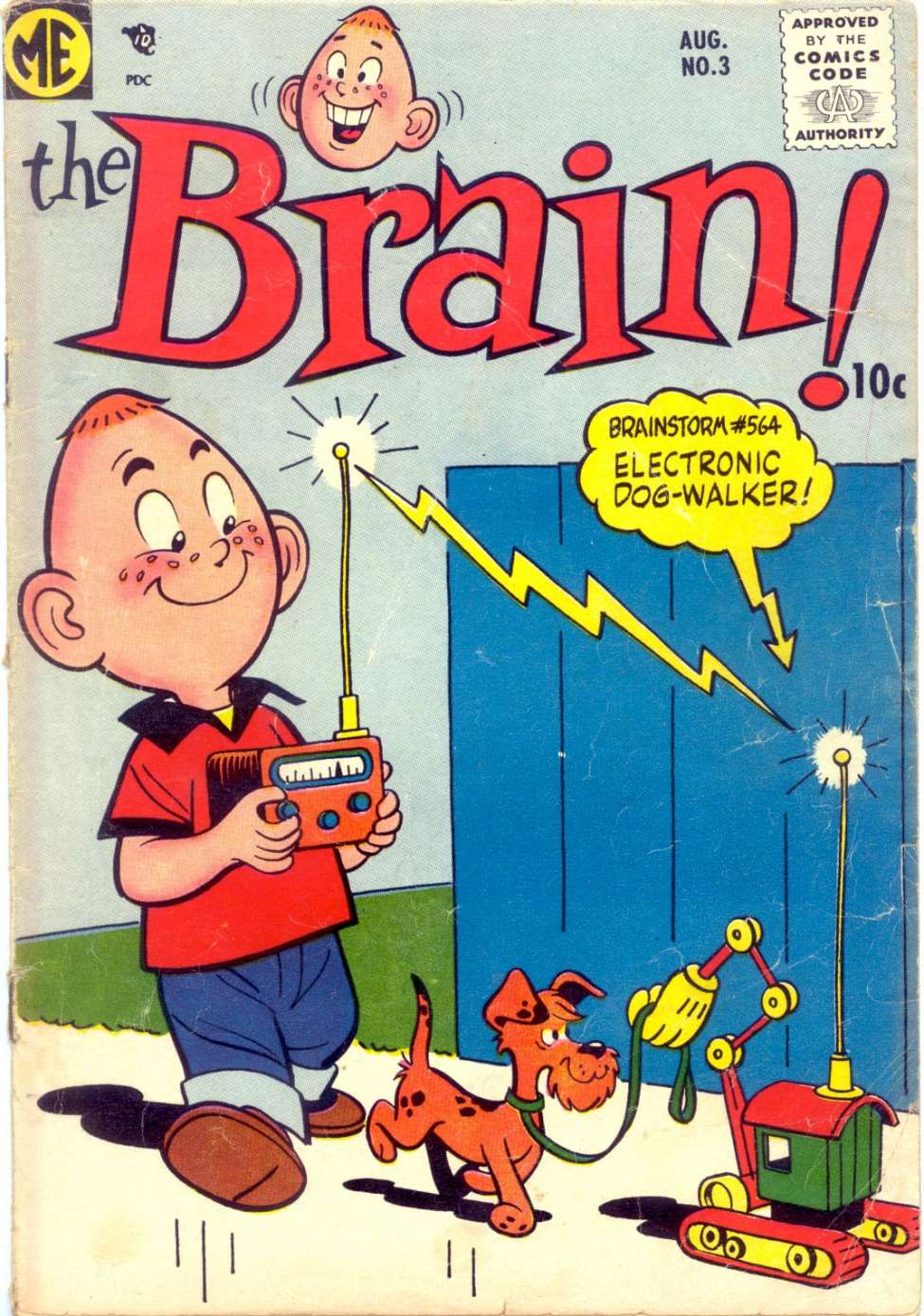 Comic Book Cover For The Brain 3