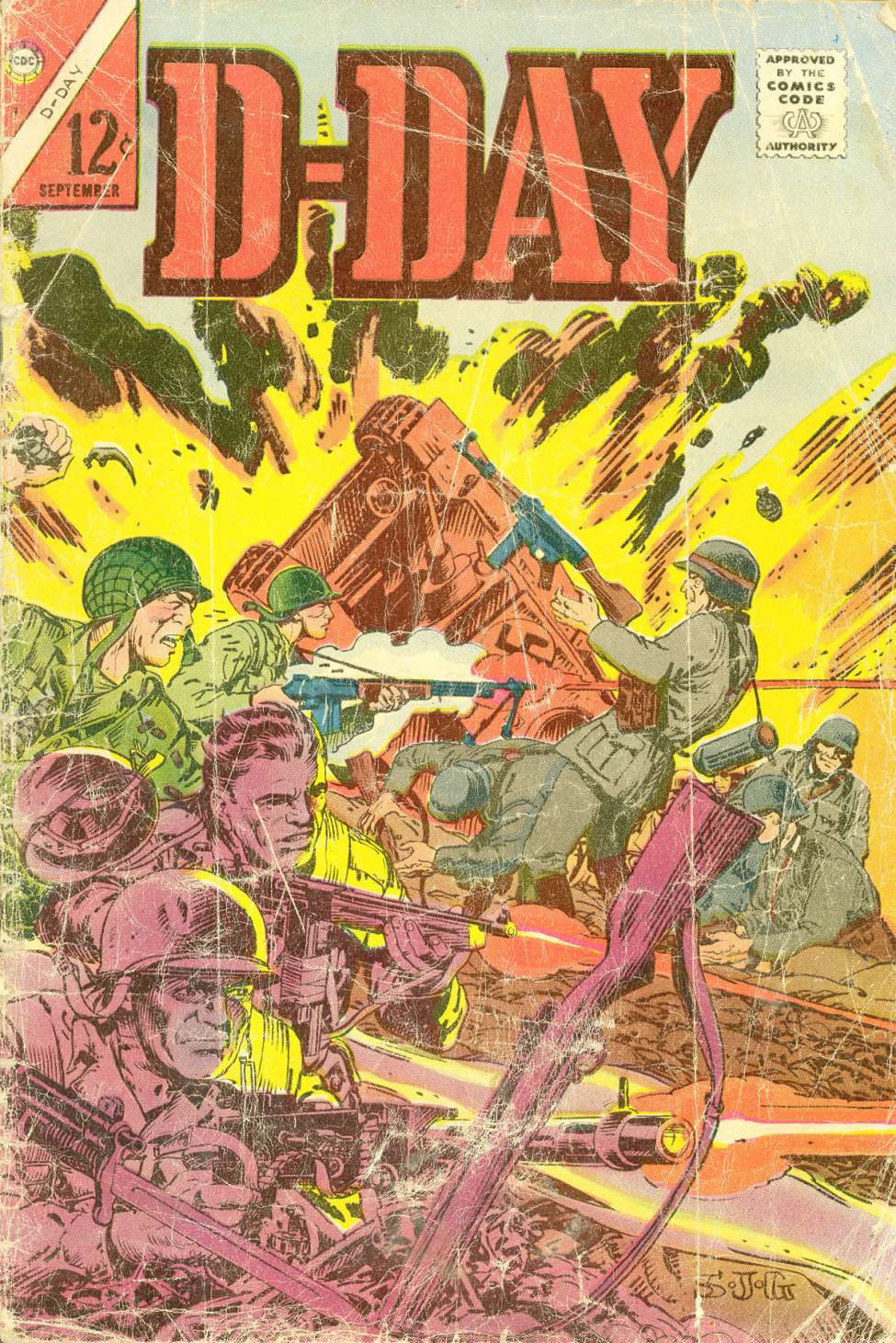 Comic Book Cover For D-Day 4