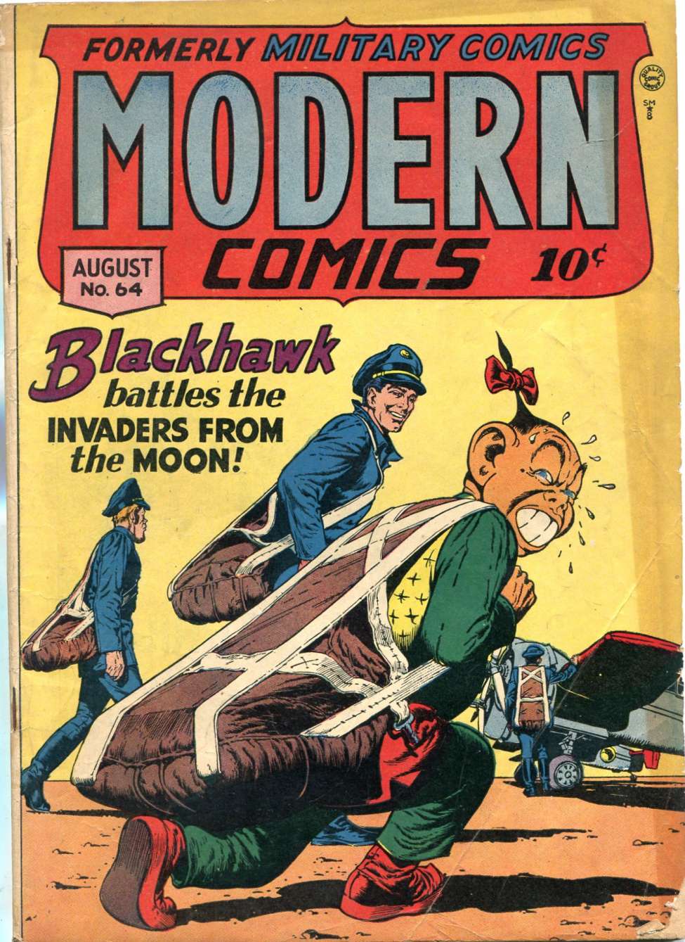 Comic Book Cover For Modern Comics 64