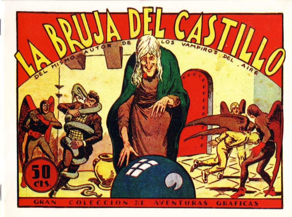 Comic Book Cover For Los Vampiros del Aire 6 - La Bruja del Castillo