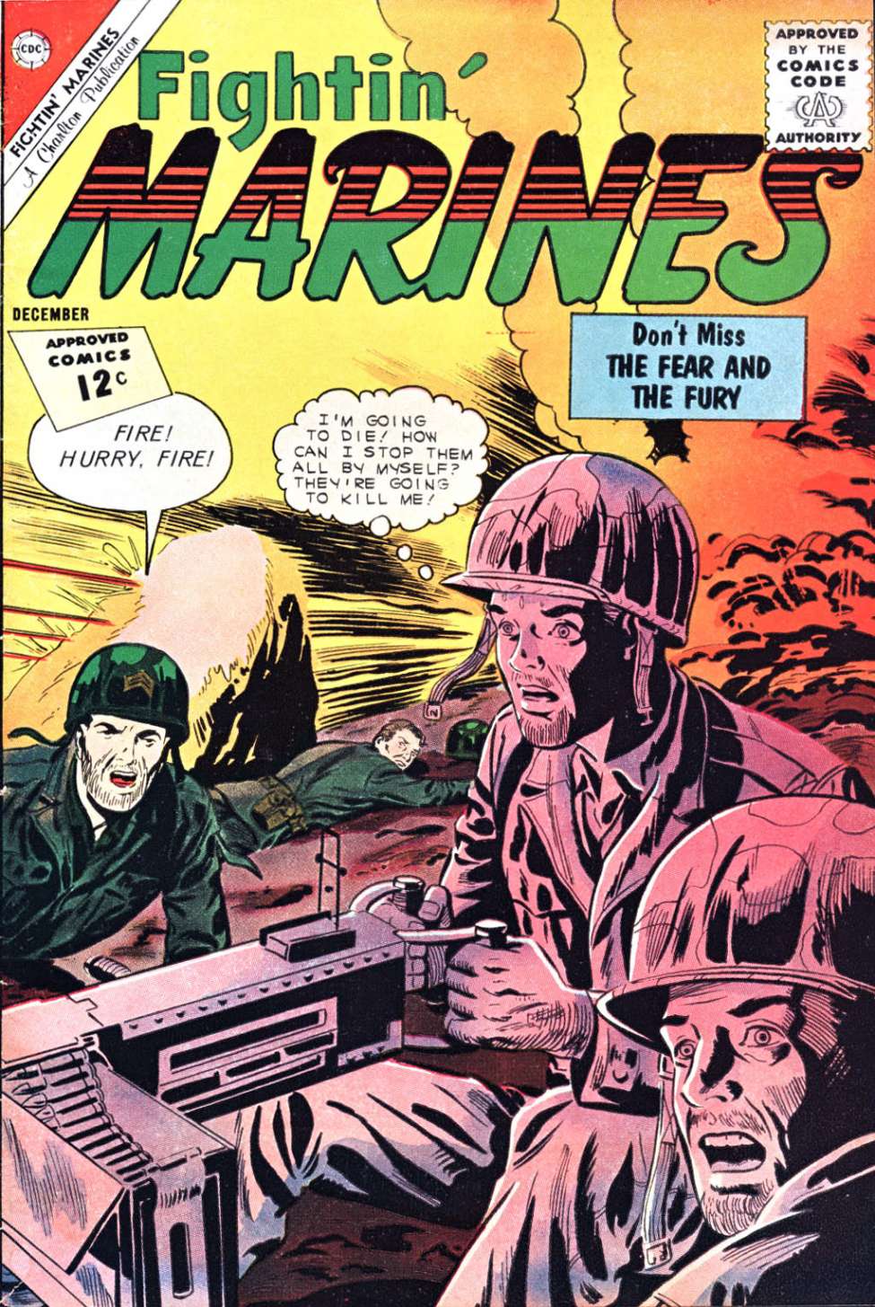 Comic Book Cover For Fightin' Marines 50