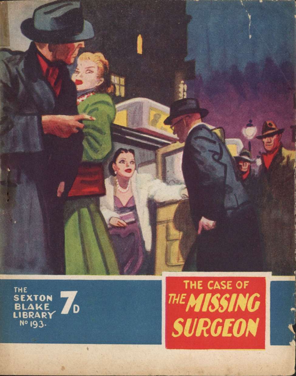 Book Cover For Sexton Blake Library S3 193 - The Case of the Missing Surgeon