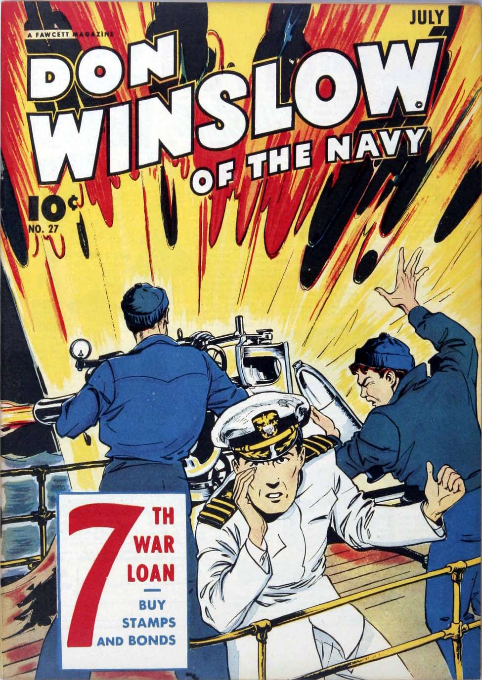 Comic Book Cover For Don Winslow of the Navy 27