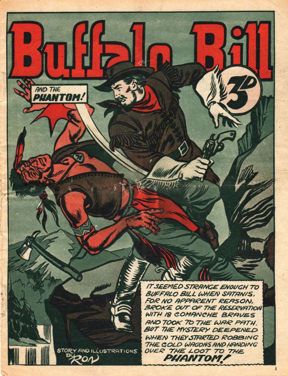 Comic Book Cover For Buffalo Bill 39 - The Phantom